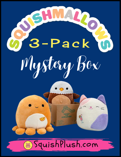 SquishMallow Mystery 3 Pack 8 inch Box